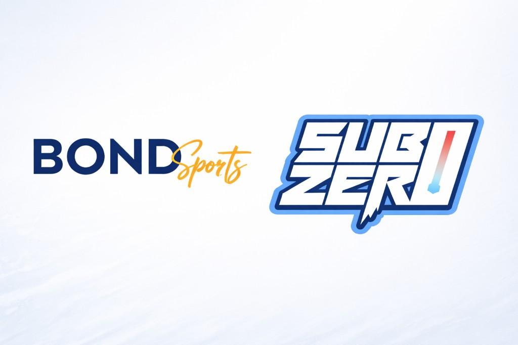 Bond Sports and SUB-ZERO logos on an icy blue background.